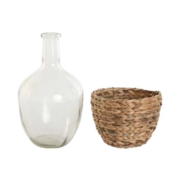 Váza fonott 19x19x30,5 cm 3400 ml