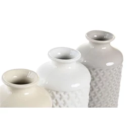 Váza geometrikus 9x9x20 cm 3 féle