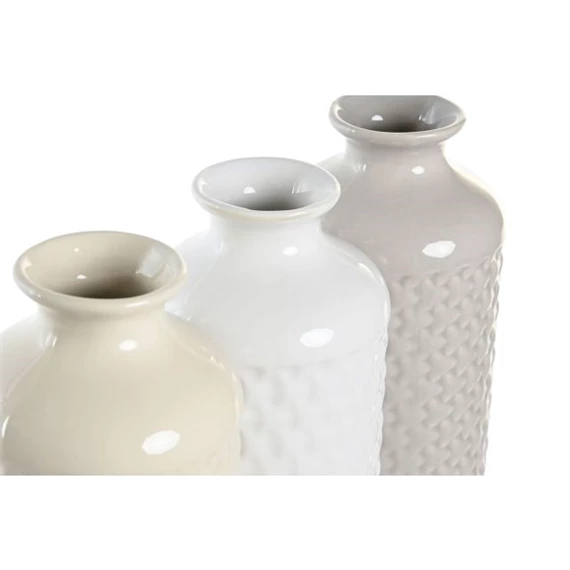 Váza geometrikus 9x9x30 cm 3 féle