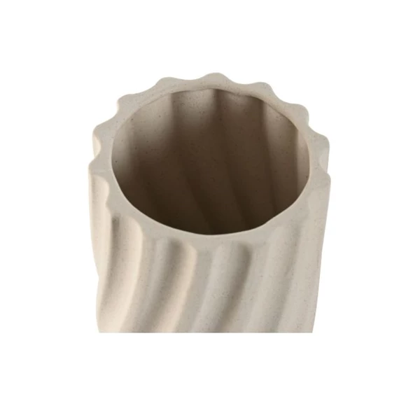 Váza hullámozott 14x14x32,5 cm