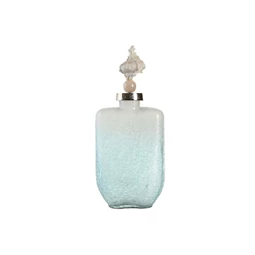 Váza kagylókkal 9x16x36 cm