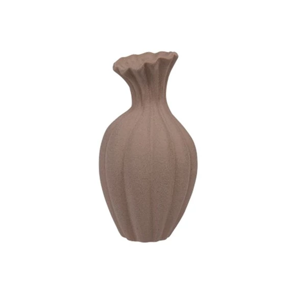 Váza homokfúvott 7,5x22 cm