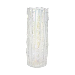 Váza mintás, irizáló 9x25 cm