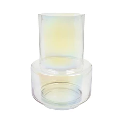 Váza irizáló 9,5x21 cm