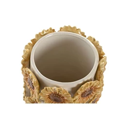 Váza virágokkal 19x19x30 cm