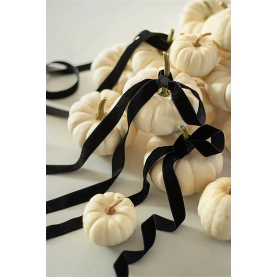 Velúr szalag 15 mm x 10 m fekete