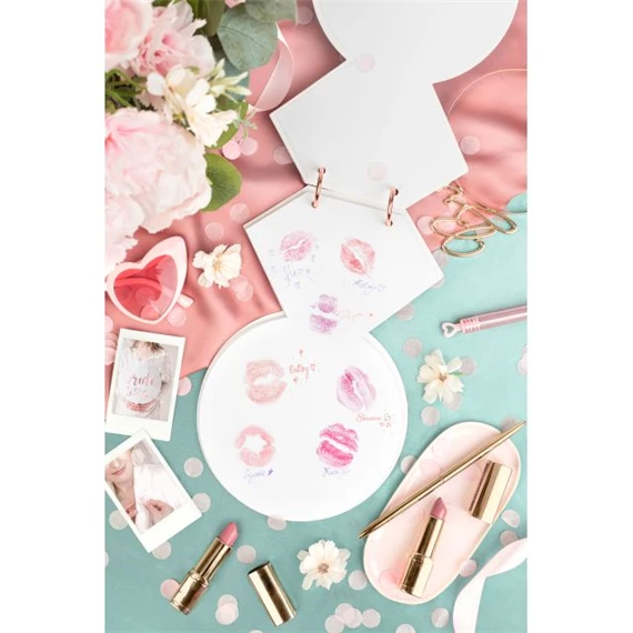 Vendégkönyv gyűrű 17x27 cm