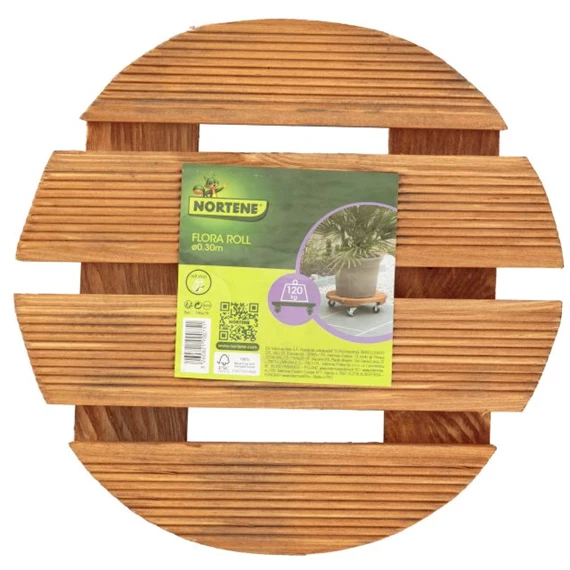 Virágalátét gurulós 30 cm