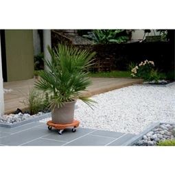 Virágalátét gurulós 30 cm