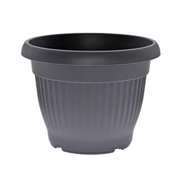 Virágcserép Campana bordázott, kerek 40x21x26 cm