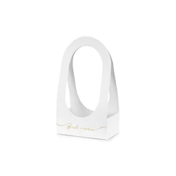 Virágdoboz legjobb kívánságok 21.6 x 11.7 x 38.5 cm fehér