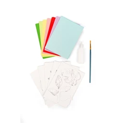 Virágkészítő készlet papírból