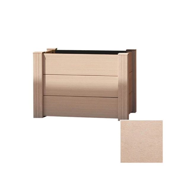 DALIA virágláda fa hatású 60x40x42 cm