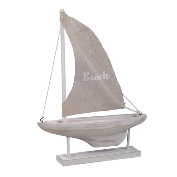 Vitorlás hajó 25x5,5x32 cm