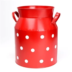 Vödör füllel pöttyös 18x26 cm