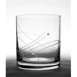 Whisky pohár Swarovski kristállyal 280 ml 8,8x8 cm S/6