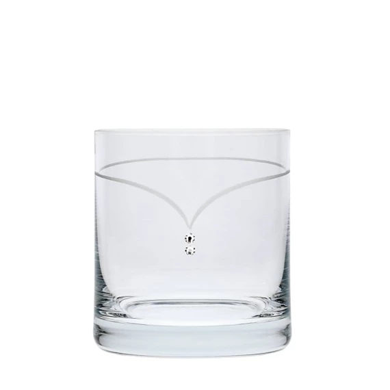 Whisky pohár Swarovski kristállyal 300 ml 8,8x8 cm S/6
